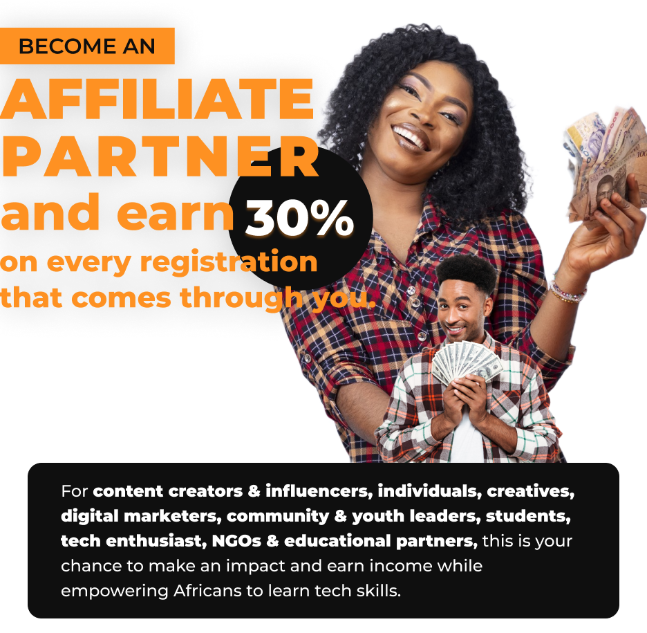 Young Africans collaborating in a tech environment